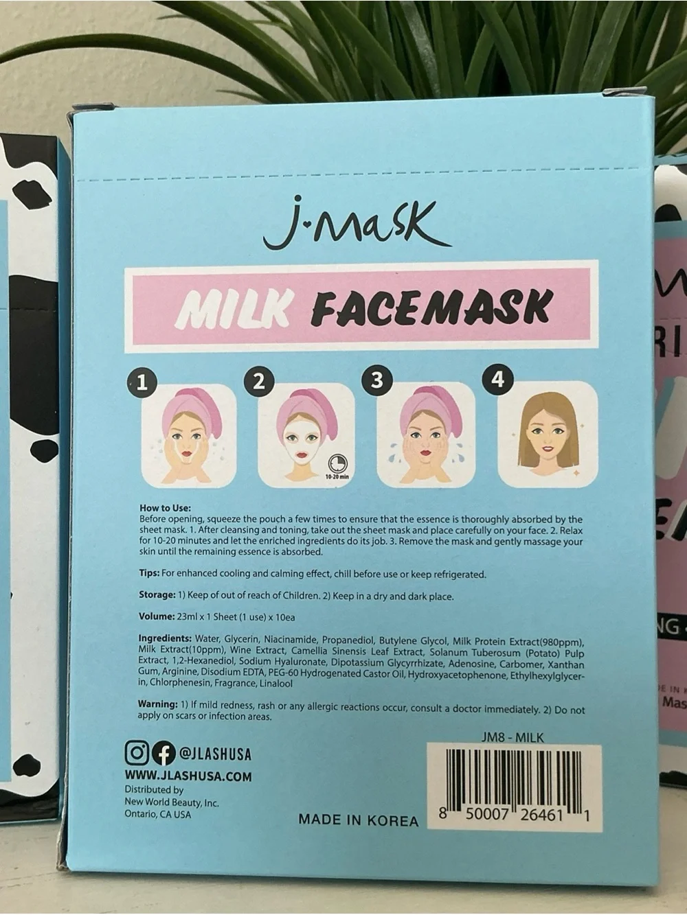 Nourishing Milk Face Mask - BUNDLE OF 4 (40 Hydrating Sheet Masks)